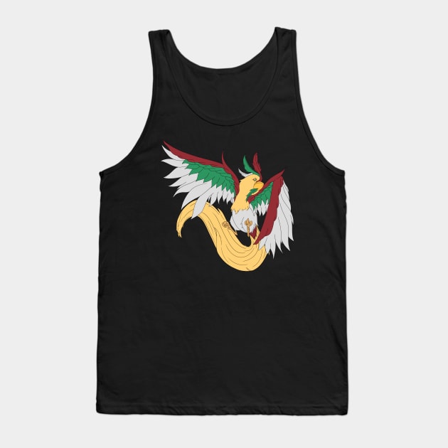 Tri Color Bird Tank Top by SoraLorr